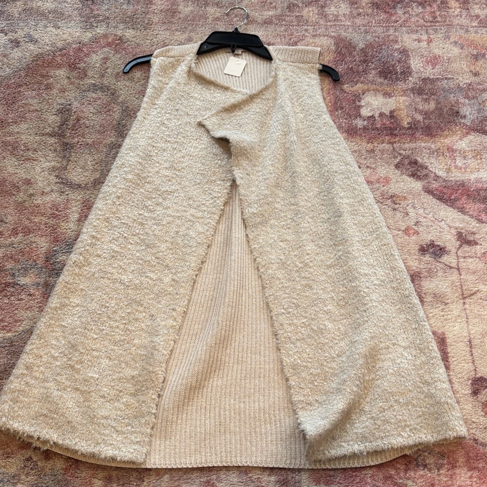 Loft vest style Open Front Cardigan